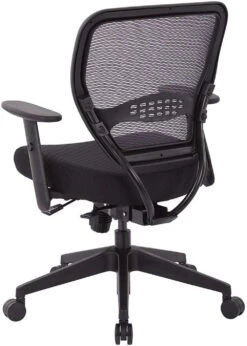 Air Grid® Back Chair, Black Mesh Seat, Adjustable Arms, Seat Slider [5500SL] -Office Chairs Unlimited Shop air grid back chair black mesh seat adjustable arms seat slider 5500sl 31542546497687