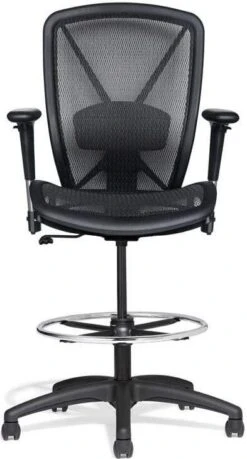 Allseating Premium Fluid Mesh Drafting Chair [81019] -Office Chairs Unlimited Shop allseating premium fluid mesh drafting chair 81019 13690930790540