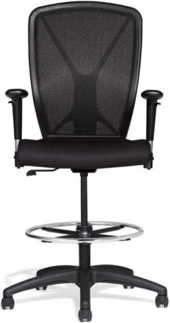 Allseating Premium Fluid Mesh Drafting Chair [81019] -Office Chairs Unlimited Shop allseating premium fluid mesh drafting chair 81019 13690930888844