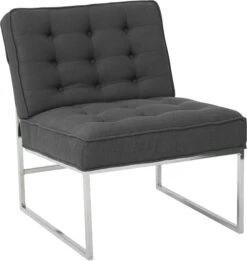 Ave Six Anthony 26” Wide Chair Chrome Base Faux Leather [ATH51] -Office Chairs Unlimited Shop ave six anthony 26 wide chair chrome base faux leather ath51 klein charcoal 29372707963031