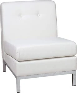 Ave Six Wall Street Armless Modular Sofa Section [WST51N] -Office Chairs Unlimited Shop ave six wall street armless modular sofa section wst51n white w32 29364448034967