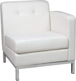 Ave Six Wall Street Right Arm Facing Modular Sofa [WST51RF] -Office Chairs Unlimited Shop ave six wall street right arm facing modular sofa wst51rf white w32 31687961411735