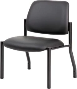 Boss Antimicrobial Armless Guest Chair [B9595AM-BK] -Office Chairs Unlimited Shop boss antimicrobial armless guest chair b9595am bk 31676406694039