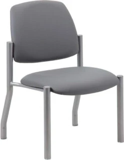 Boss Armless Guest Chair 300 Lb Weight Capacity [B9595AM-GY]