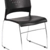 Boss Black Stack Chair With Chrome Frame 2 Pack [B1400-BK-2] -Office Chairs Unlimited Shop boss black stack chair with chrome frame 2 pack b1400 bk 2 15706429882508