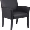 Boss Box Arm Guest Chair With Black Base [B639-BK] -Office Chairs Unlimited Shop boss box arm guest chair with black base b639 bk 15706432569484