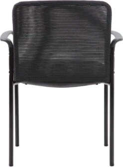 Boss Caressoft And Mesh Guest Chair, Black [B6909-CS] -Office Chairs Unlimited Shop boss caressoft and mesh guest chair black b6909 cs 31688243675287