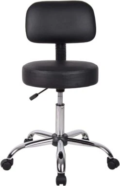 Boss Caressoft Medical Stool With Back Cushion [B245-BG] -Office Chairs Unlimited Shop boss caressoft medical stool with back cushion b245 bg 15706456948876