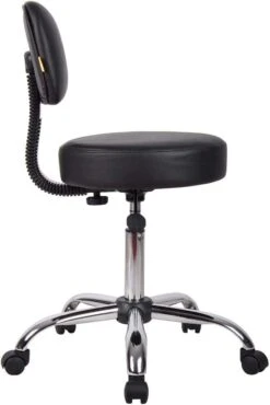 Boss Caressoft Medical Stool With Back Cushion [B245-BG] -Office Chairs Unlimited Shop boss caressoft medical stool with back cushion b245 bg 29333691859095