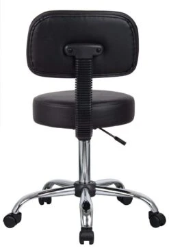 Boss Caressoft Medical Stool With Back Cushion [B245-BG] -Office Chairs Unlimited Shop boss caressoft medical stool with back cushion b245 bg 29333868249239