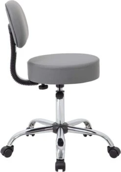 Boss Caressoft Medical Stool With Back Cushion [B245-BG] -Office Chairs Unlimited Shop boss caressoft medical stool with back cushion b245 bg 29333936341143