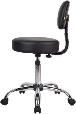 Boss Caressoft Medical Stool With Back Cushion [B245-BG] -Office Chairs Unlimited Shop boss caressoft medical stool with back cushion b245 bg 31672112447639