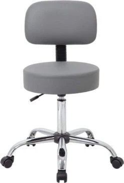 Boss Caressoft Medical Stool With Back Cushion [B245-BG] -Office Chairs Unlimited Shop boss caressoft medical stool with back cushion b245 bg 31672156946583