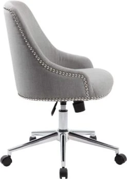 Boss Carnegie Desk Chair - Grey [B516C-GY] -Office Chairs Unlimited Shop boss carnegie desk chair grey b516c gy 29335331897495