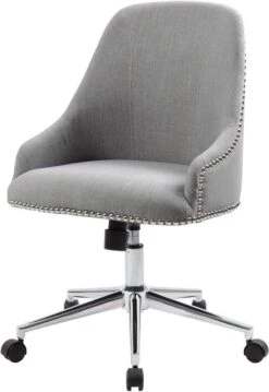 Boss Carnegie Desk Chair - Grey [B516C-GY] -Office Chairs Unlimited Shop boss carnegie desk chair grey b516c gy 31678365597847