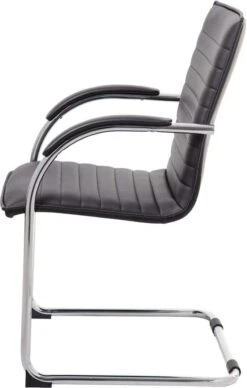 Boss Chrome Frame Vinyl Side Chair 2 Pack [B9536-BK-2] -Office Chairs Unlimited Shop boss chrome frame vinyl side chair 2 pack b9536 bk 2 29336500437143