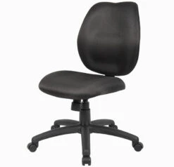 Boss Computer Chair With Contoured Backrest [B1016] -Office Chairs Unlimited Shop boss computer chair with contoured backrest b1016 29332276871319