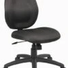 Boss Computer Chair With Contoured Backrest [B1016] -Office Chairs Unlimited Shop boss computer chair with contoured backrest b1016 no arms 31682501017751