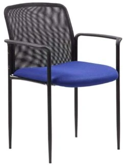 Boss Contemporary Mesh Stacking Chair [B6909]