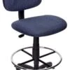 Boss Contoured Drafting Office Chair [B1615] -Office Chairs Unlimited Shop boss contoured drafting office chair b1615 blue be no arms standard casters included 31563462312087