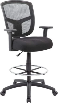 Boss Contract Mesh Drafting Stool [B16021]
