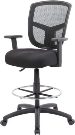 Boss Contract Mesh Drafting Stool [B16021] -Office Chairs Unlimited Shop boss contract mesh drafting stool b16021 31691986600087
