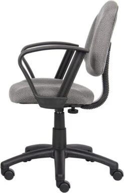 Boss Deluxe Posture Chair With Loop Arms [B317-BE] -Office Chairs Unlimited Shop boss deluxe posture chair with loop arms b317 be 15706487160972