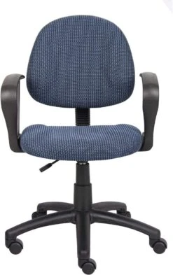 Boss Deluxe Posture Chair With Loop Arms [B317-BE] -Office Chairs Unlimited Shop boss deluxe posture chair with loop arms b317 be 29330401230999