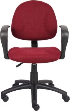 Boss Deluxe Posture Chair With Loop Arms [B317-BE] -Office Chairs Unlimited Shop boss deluxe posture chair with loop arms b317 be 29381357797527
