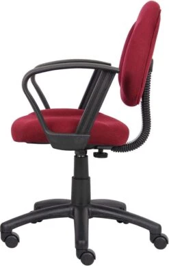 Boss Deluxe Posture Chair With Loop Arms [B317-BE] -Office Chairs Unlimited Shop boss deluxe posture chair with loop arms b317 be 29381425037463