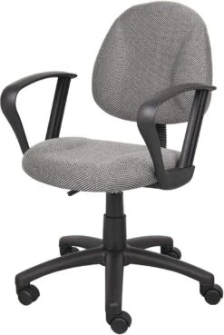 Boss Deluxe Posture Chair With Loop Arms [B317-BE] -Office Chairs Unlimited Shop boss deluxe posture chair with loop arms b317 be 29381544509591