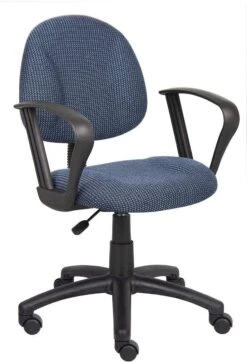 Boss Deluxe Posture Chair With Loop Arms [B317-BE]
