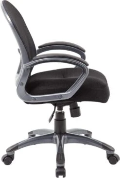 Boss Ergonomic Mesh Task Chair - Mid Back [B6256-BK] -Office Chairs Unlimited Shop boss ergonomic mesh task chair mid back b6256 bk 31576088215703