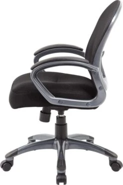 Boss Ergonomic Mesh Task Chair - Mid Back [B6256-BK] -Office Chairs Unlimited Shop boss ergonomic mesh task chair mid back b6256 bk 31576266145943