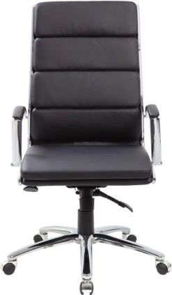 Boss Executive CaressoftPlus Chair With Metal Chrome Finish [B9471] -Office Chairs Unlimited Shop boss executive caressoftplus chair with metal chrome finish b9471 bk 29322284826775