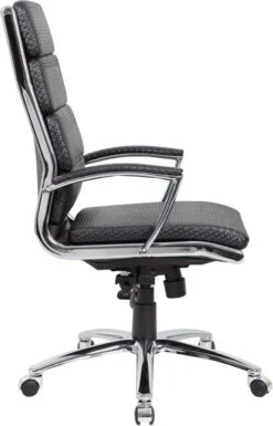 Boss Executive CaressoftPlus Chair With Metal Chrome Finish [B9471] -Office Chairs Unlimited Shop boss executive caressoftplus chair with metal chrome finish b9471 bk 31677694967959