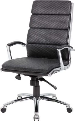 Boss Executive CaressoftPlus Chair With Metal Chrome Finish [B9471] -Office Chairs Unlimited Shop boss executive caressoftplus chair with metal chrome finish b9471 bk 31677695754391