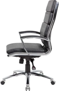 Boss Executive CaressoftPlus Chair With Metal Chrome Finish [B9471] -Office Chairs Unlimited Shop boss executive caressoftplus chair with metal chrome finish b9471 bk 31677697065111