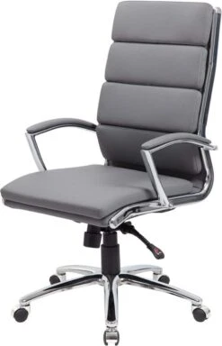 Boss Executive CaressoftPlus Chair With Metal Chrome Finish [B9471] -Office Chairs Unlimited Shop boss executive caressoftplus chair with metal chrome finish b9471 bk 31677787046039