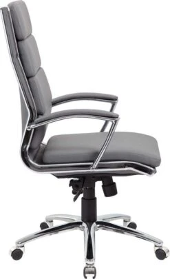 Boss Executive CaressoftPlus Chair With Metal Chrome Finish [B9471] -Office Chairs Unlimited Shop boss executive caressoftplus chair with metal chrome finish b9471 bk 31677787275415