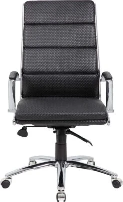 Boss Executive CaressoftPlus Chair With Metal Chrome Finish [B9471] -Office Chairs Unlimited Shop boss executive caressoftplus chair with metal chrome finish b9471 bk 31679763742871