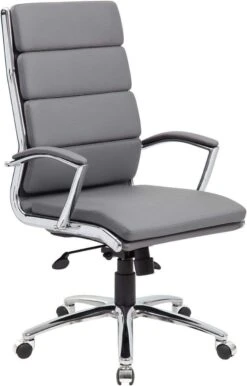 Boss Executive CaressoftPlus Chair With Metal Chrome Finish [B9471] -Office Chairs Unlimited Shop boss executive caressoftplus chair with metal chrome finish b9471 bk caresoft plus grey 31677787996311