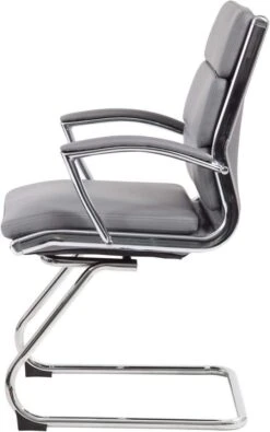 Boss Executive CaressoftPlus Guest Chair With Metal Chrome Finish [B9479-BK] -Office Chairs Unlimited Shop boss executive caressoftplus guest chair with metal chrome finish b9479 bk 29321993781399