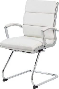 Boss Executive CaressoftPlus Guest Chair With Metal Chrome Finish [B9479-BK] -Office Chairs Unlimited Shop boss executive caressoftplus guest chair with metal chrome finish b9479 bk 29377929609367