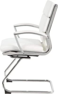 Boss Executive CaressoftPlus Guest Chair With Metal Chrome Finish [B9479-BK] -Office Chairs Unlimited Shop boss executive caressoftplus guest chair with metal chrome finish b9479 bk 31559318503575