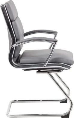 Boss Executive CaressoftPlus Guest Chair With Metal Chrome Finish [B9479-BK] -Office Chairs Unlimited Shop boss executive caressoftplus guest chair with metal chrome finish b9479 bk 31689907568791