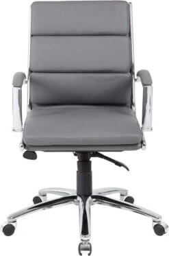 Boss Executive CaressoftPlus Mid Back Chair With Metal Chrome Finish [B9476-BK] -Office Chairs Unlimited Shop boss executive caressoftplus mid back chair with metal chrome finish b9476 bk 29378127495319