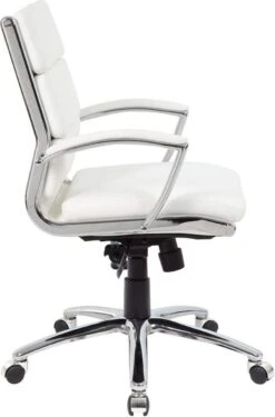 Boss Executive CaressoftPlus Mid Back Chair With Metal Chrome Finish [B9476-BK] -Office Chairs Unlimited Shop boss executive caressoftplus mid back chair with metal chrome finish b9476 bk 31677518413975