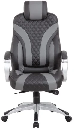 Boss Executive Hinged Arm Chair Black [B8871-BK] -Office Chairs Unlimited Shop boss executive hinged arm chair black b8871 bk 36833687896312