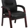 Boss Executive Leather Guest Chair [B8909] -Office Chairs Unlimited Shop boss executive leather guest chair b8909 13690986102924